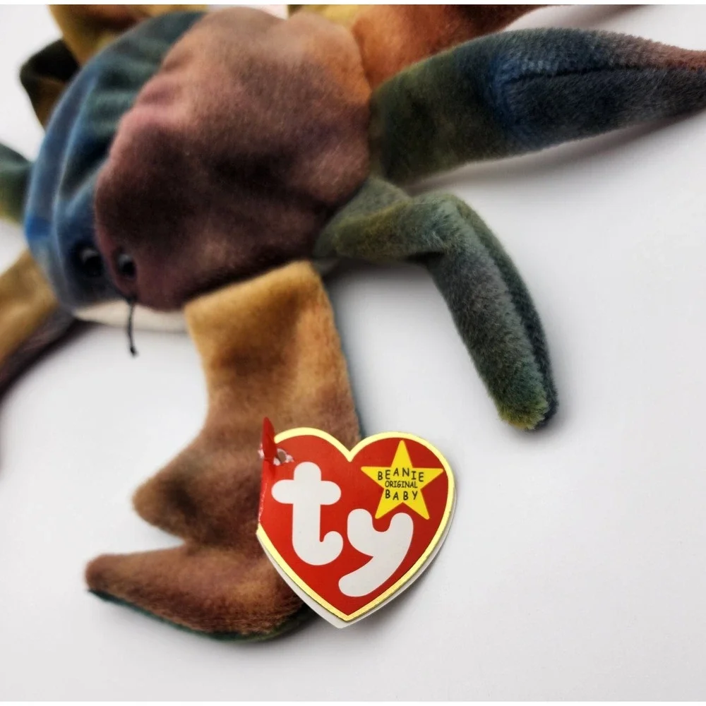 TY Beanie Baby - CLAUDE the Crab (7.5‎ inch)